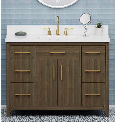 Tile & Top Warner 48" Single Vanity Cabinet Without Top