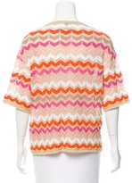 Thumbnail for your product : M Missoni Open Knit Patterned Top