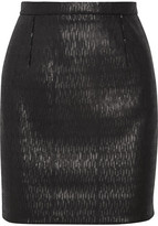 Thumbnail for your product : Saint Laurent Sequined crepe mini skirt