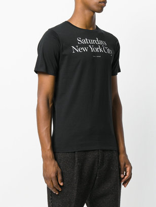 Saturdays NYC logo T-shirt