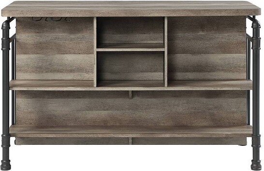 ACME Furniture AcmeFurnitureEdinaConsoleTableAntiqueOak/SandyGrayFinish