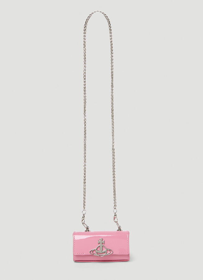 Vivienne Westwood Louise Orb-plaque Crossbody Bag - Pink