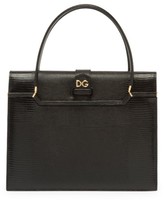 Thumbnail for your product : Dolce & Gabbana Lizard-Embossed Leather Satchel