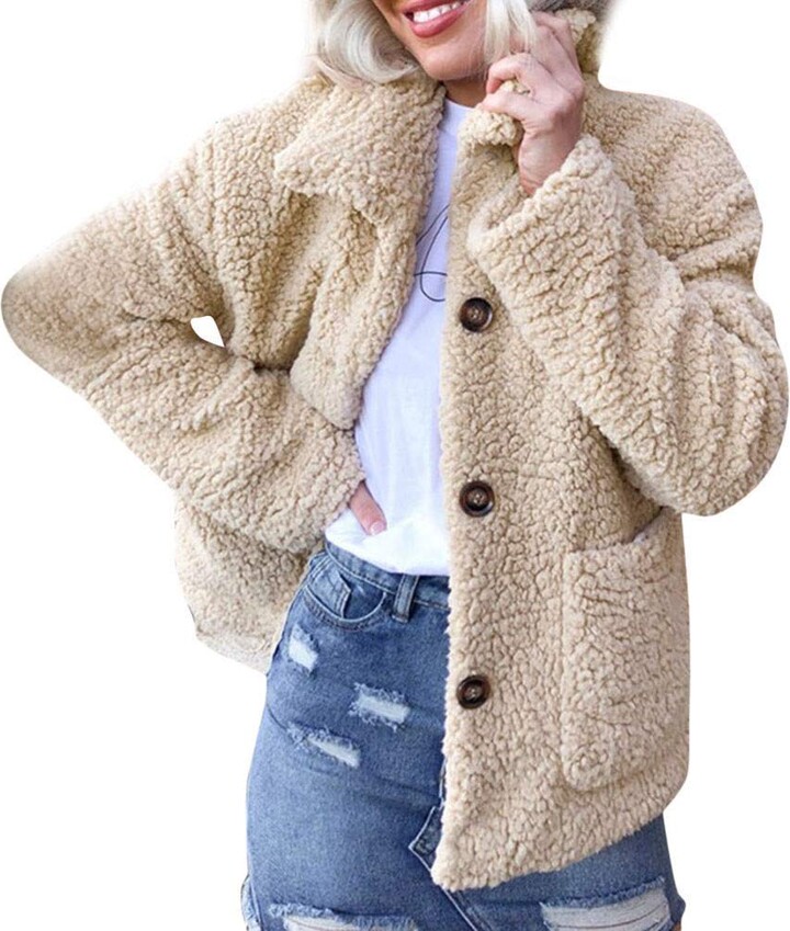teddy bear jacket in store