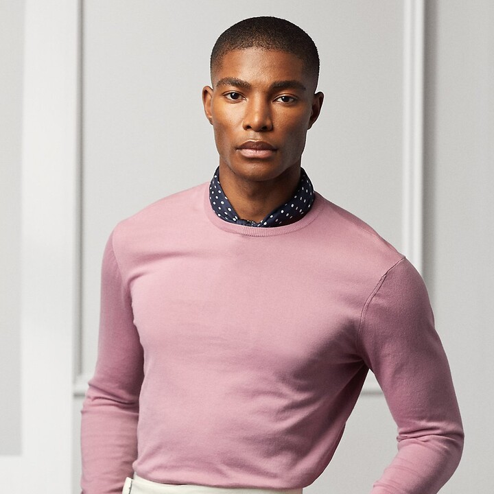 Purple Label Ralph Lauren Cotton Crewneck Sweater - ShopStyle