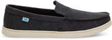 Thumbnail for your product : Toms Black Washed Canvas Men's Aiden Slip-Ons