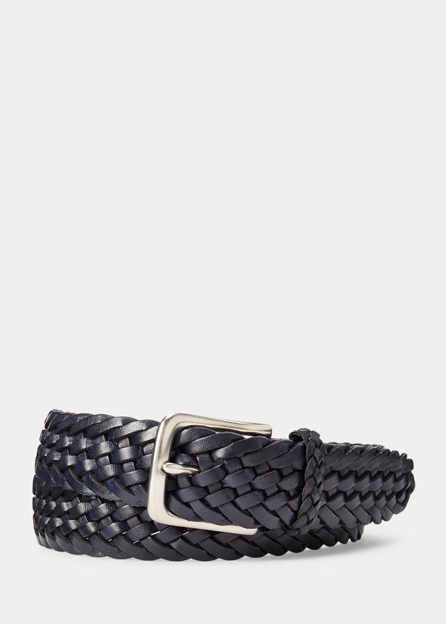 Ralph Lauren Braided Leather Belt - ShopStyle