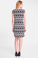 Thumbnail for your product : Tahari Belted Geo Print Jersey Sheath Dress