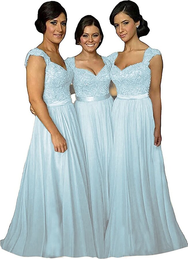pale blue bridesmaid dress uk
