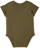 Thumbnail for your product : Collina Strada SSENSE Exclusive Baby Khaki Pear Printed Bodysuit