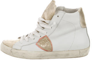 Philippe Model Leather High-Top Sneakers