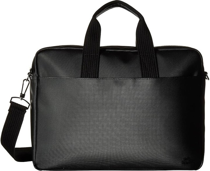 Lacoste Men's Neocroc Canvas Body Bag - Black, Men's Fashion, Bags