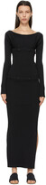 Thumbnail for your product : CHRISTOPHER ESBER Black Deconstructed Column Dress