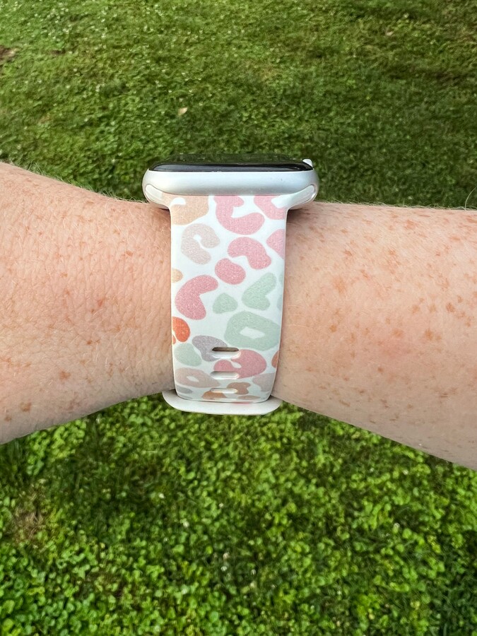 Leopard Watch Band Compatible With Apple Samsung Garmin