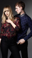 Thumbnail for your product : Burberry Abstract Camouflage Print Bomber Jacket