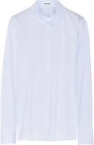 Thumbnail for your product : Jil Sander Stretch cotton-blend poplin shirt
