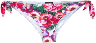 Dolce & Gabbana Hibiscus print bikini bottoms
