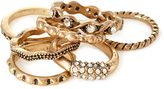 Thumbnail for your product : Forever 21 Braided Ring Set