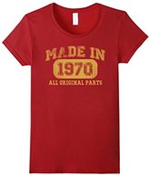 Thumbnail for your product : Børn Women's in 1970 Tshirt 47th Birthday Gifts 47 yrs Years Made in XL
