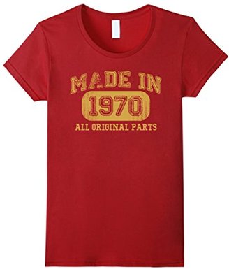Børn Women's in 1970 Tshirt 47th Birthday Gifts 47 yrs Years Made in XL