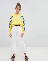 Thumbnail for your product : Pull&Bear mom jean in white