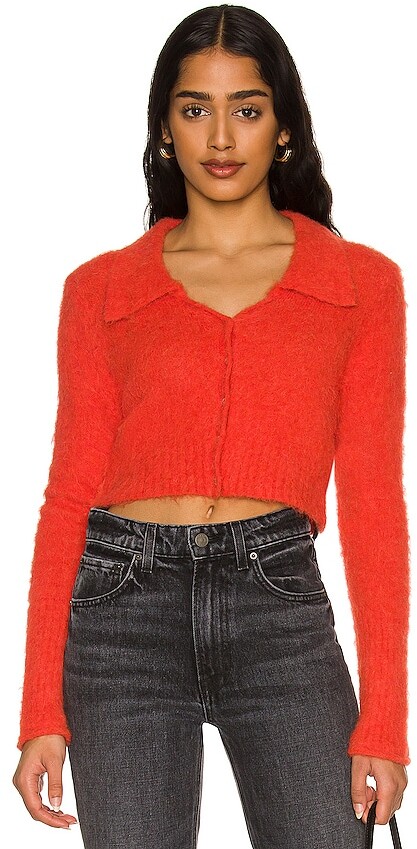 Red Orange Cardigan | Shop The Largest 