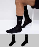 Thumbnail for your product : HUGO BOSS By Holidays Socks Gift Set 2 Pack Silver