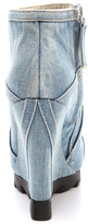 Thumbnail for your product : Camilla Skovgaard Seams Denim Wedge Booties