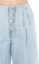 Thumbnail for your product : Sjyp Wide Leg Denim Jeans W/ Dart Details