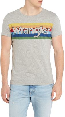 Wrangler Men's Rainbow Logo T-Shirt
