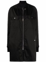 Thumbnail for your product : Rick Owens Oversized Satin-Crepe Coat