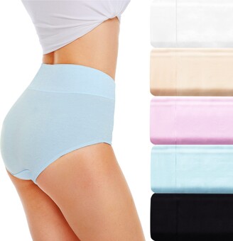 SAYCELI Breathable Women's Underwear, Soft High Waisted Tummy