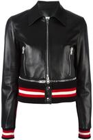 Givenchy cropped leather jacket 