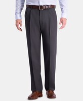 Thumbnail for your product : Haggar Men's Cool 18 Pro Classic-Fit Expandable Waist Pleated Stretch Dress Pants