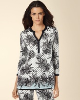 Thumbnail for your product : Soma Intimates Embraceable Cool Nights Pop Over Pajama Top Playful Lace Border