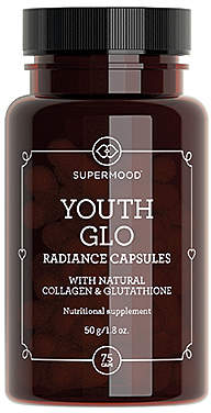 Glo SUPERMOOD Youth Radiance Capsules.