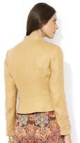 Thumbnail for your product : Lauren Ralph Lauren Herringbone Linen Jacket