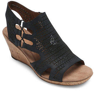 Cobb Hill Janna Perforated Wedge Sandals
