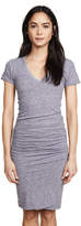 Thumbnail for your product : Monrow Short Sleeve Shirred Dress