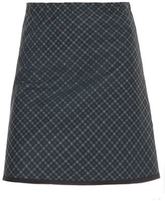 Max Studio Plaid Doubleknit Skirt