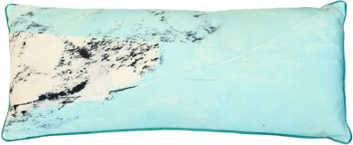 StyleCraft Home Glacier Fade Pillow - Soft Aqua & Pale Turquoise - 24\