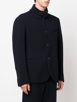 Thumbnail for your product : Giorgio Armani High-Neck Buttoned-Up Jacket
