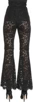 Thumbnail for your product : Dolce & Gabbana Flared Cordonetto Lace Pants