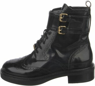 Louis Vuitton logo cuff platform boots Size 9B (bota500