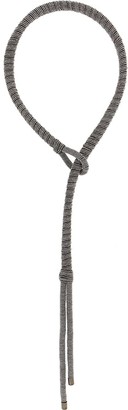 Fabiana Filippi Beaded-Chain Lariat Necklace
