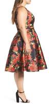 Thumbnail for your product : Mac Duggal Floral Fit & Flare Dress