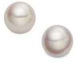 Thumbnail for your product : Mikimoto 4.5MM White Cultured Akoya Pearl & 18K Yellow Gold Classic Stud Earrings