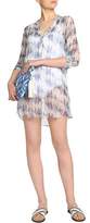 Thumbnail for your product : Heidi Klein Crinkled Printed Silk-Gauze Coverup