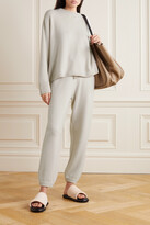 Thumbnail for your product : Arch4 + Net Sustain Elena Cashmere Sweater - Light gray