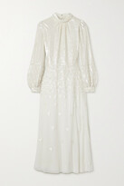 Thumbnail for your product : Temperley London Mirella Sequin-embellished Crepe De Chine Midi Dress